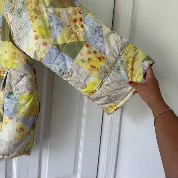 Urban Outfitters Patchwork Printed Nylon Puffer Jacket - Picture 4 of 8